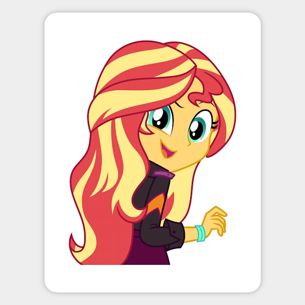 Backstage Sunset Shimmer 1 Magnet by CloudyGlow